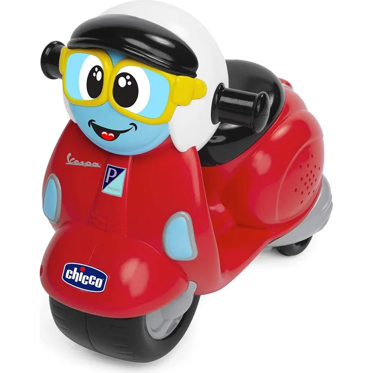 Chicco Vespa Primavera Ferngesteuertes Motorrad mit intuitivem Lenkrad, Hupe und Motorgeräuschen - Geschenk für Jungen oder Mädchen ab 2 Jahren, Kinderspielzeug 2-6 Jahre – Bild 2