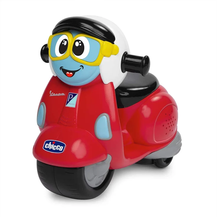 Chicco Vespa Primavera Ferngesteuertes Motorrad mit intuitivem Lenkrad, Hupe und Motorgeräuschen - Geschenk für Jungen oder Mädchen ab 2 Jahren, Kinderspielzeug 2-6 Jahre – Bild 5