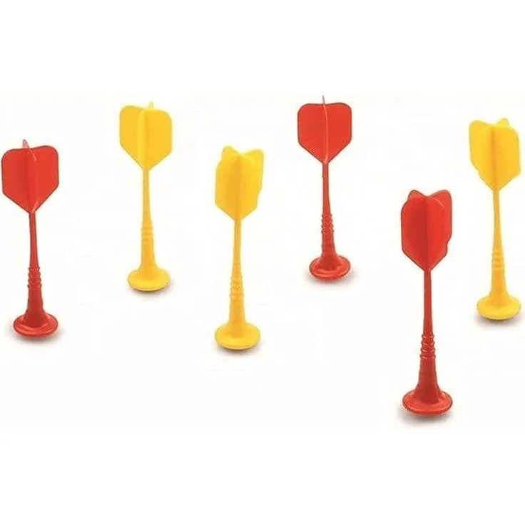 Scratch 6182102 - Ersatzteilset 6 Darts, rot/gelb
