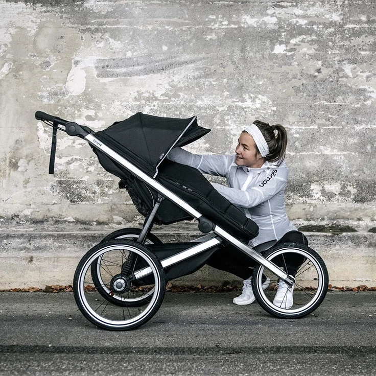 Thule 'Glide2' Sportkinderwagen Jet Black 2020 – Bild 3