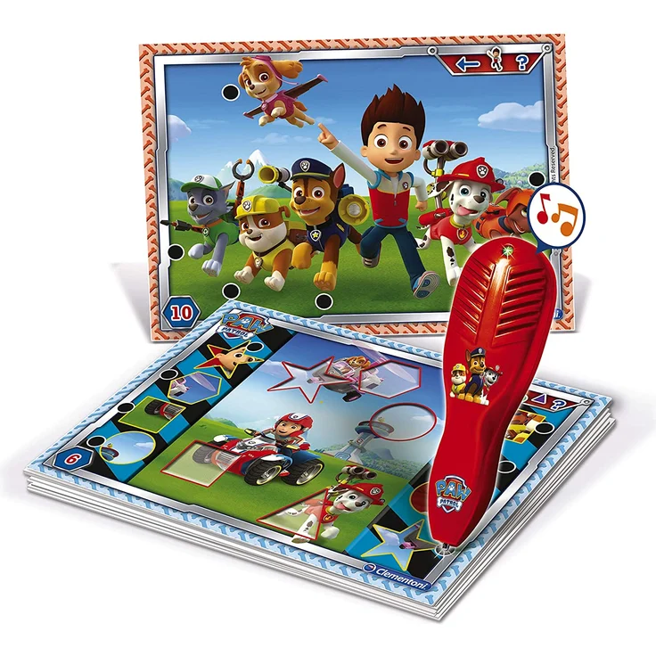 Clementoni 69368 E-Lektor Quiz Basic – Paw Patrol, Lernspiel mit mehr als 200 Fragen, Spielzeug für Kinder von 3 - 6 Jahren, geeignet für Kindergarten & Vorschule – Bild 2