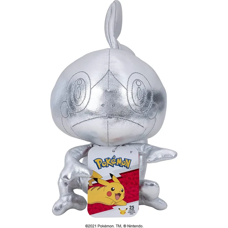 Pokemon Memmeon Silber Plüsch 20cm Pokemon 25 Jahre
