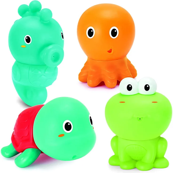 Infantino Sensory Badespaß, Wasserspielzeug, mehrfarbig