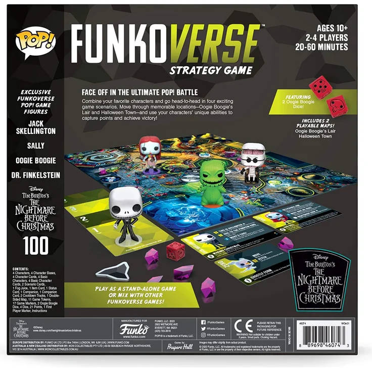 Funko POP! Funkoverse: Tim Burton's The Nightmare Before Christmas Base Set – Bild 2