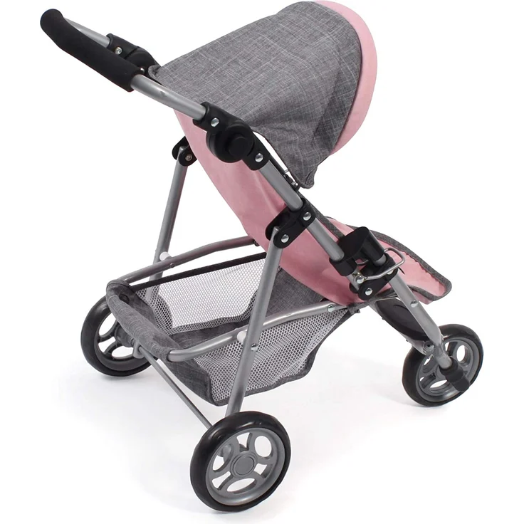 Bayer Chic 2000 612 15 Jogging Lola, Puppenwagen, Puppen-Buggy, Melange rosa – Bild 3