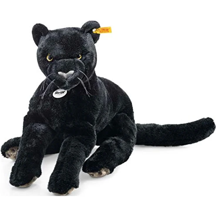 Steiff 84072 Nero Schlenker Panther 40 schwarz lieg. Hase – Bild 1