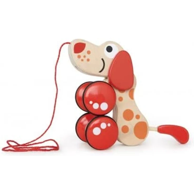 Hape E0347 - Nachziehhund Pepe, Nachziehspielzeug, aus Holz, ab 12 Monate – Bild 2