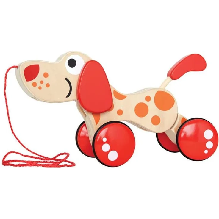 Hape E0347 - Nachziehhund Pepe, Nachziehspielzeug, aus Holz, ab 12 Monate – Bild 4