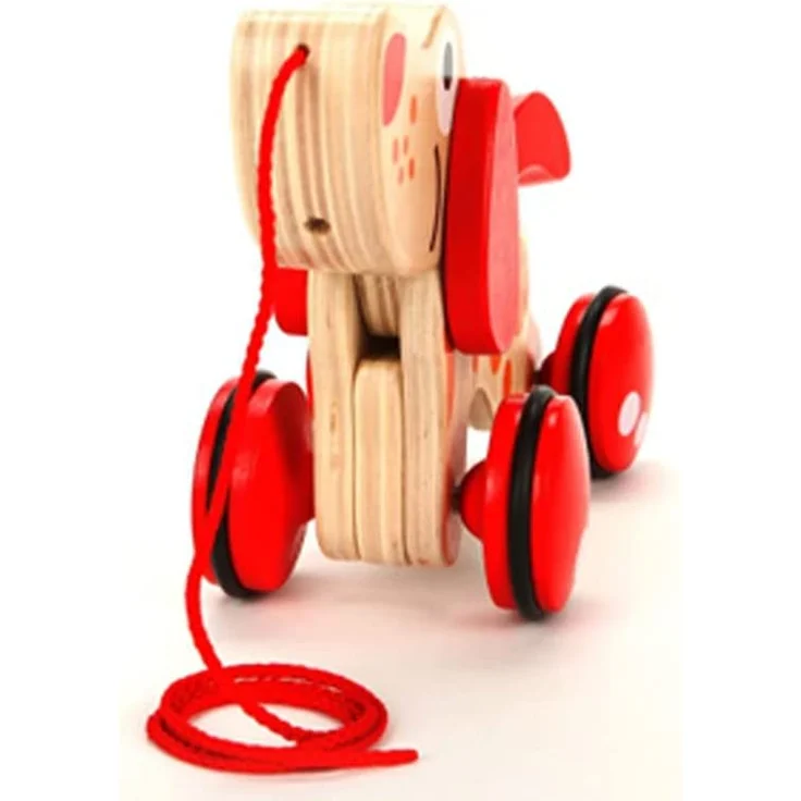 Hape E0347 - Nachziehhund Pepe, Nachziehspielzeug, aus Holz, ab 12 Monate – Bild 3