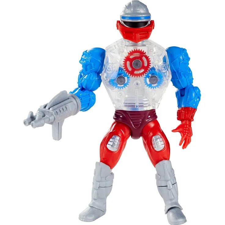 Masters of the Universe GRX00 - Origins Roboto Actionfigur, ca. 14 cm große Actionfigur, Figuren zum Spielen und Sammeln, Geschenk für 6- bis 10-Jährige und erwachsene Sammler