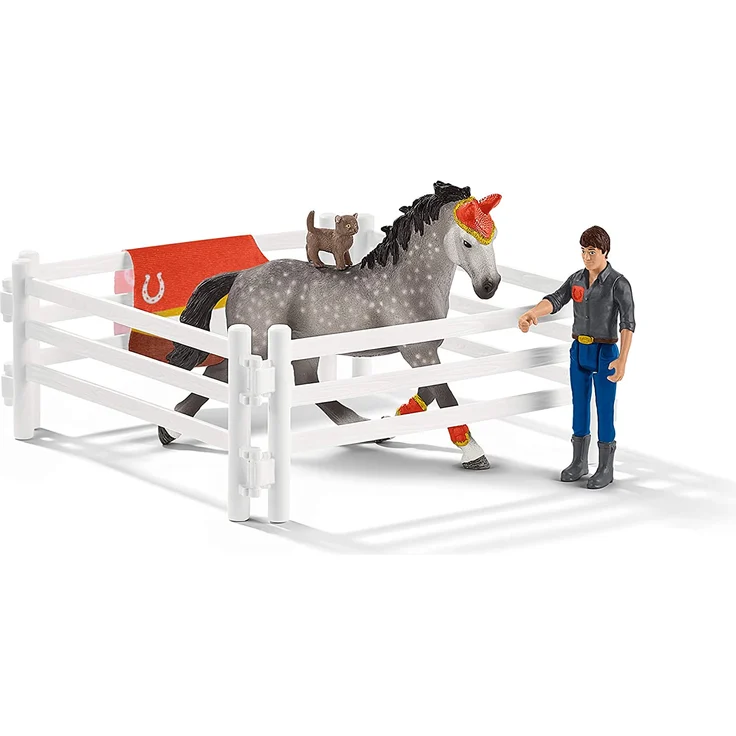 Schleich Horse Club 42443 'Mias Voltigier-Reitset', ab 5 Jahren, 18 Teile - Preisvergleich – Bild 11