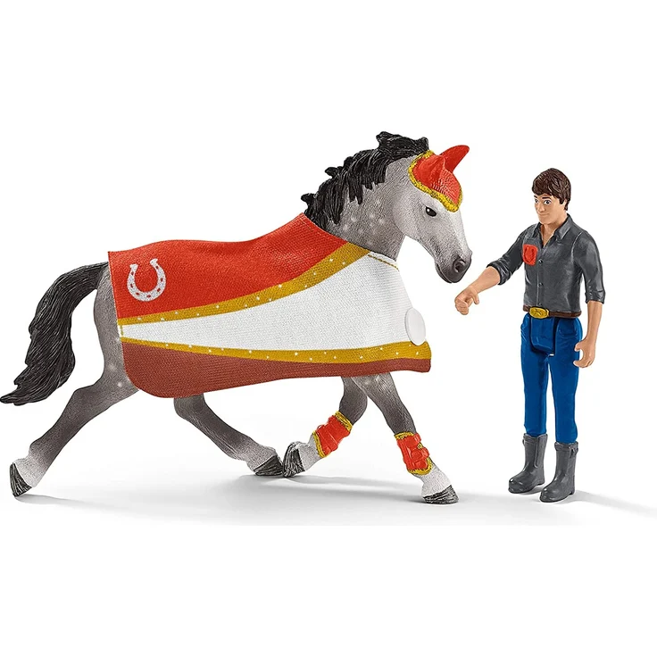 Schleich Horse Club 42443 'Mias Voltigier-Reitset', ab 5 Jahren, 18 Teile - Preisvergleich – Bild 7