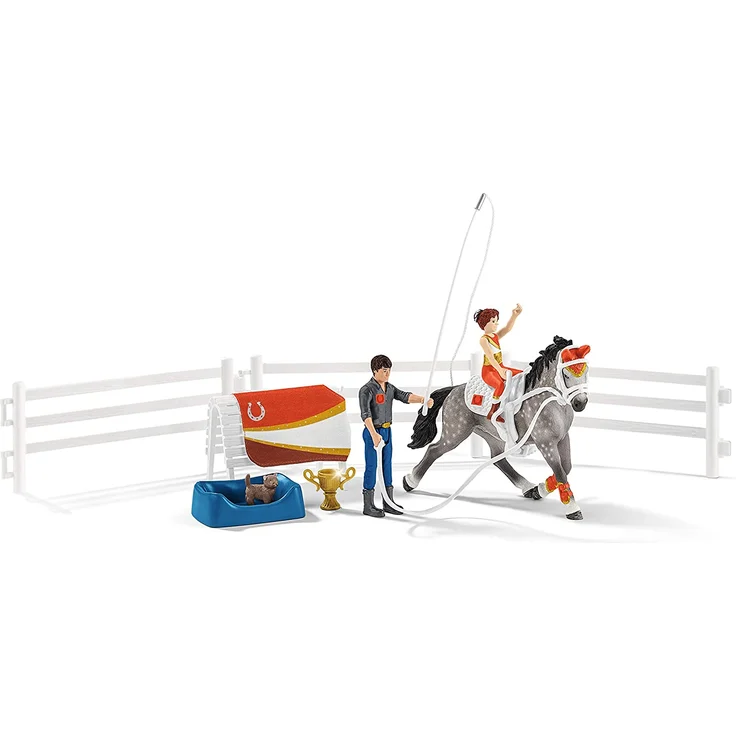 Schleich Horse Club 42443 'Mias Voltigier-Reitset', ab 5 Jahren, 18 Teile - Preisvergleich – Bild 2