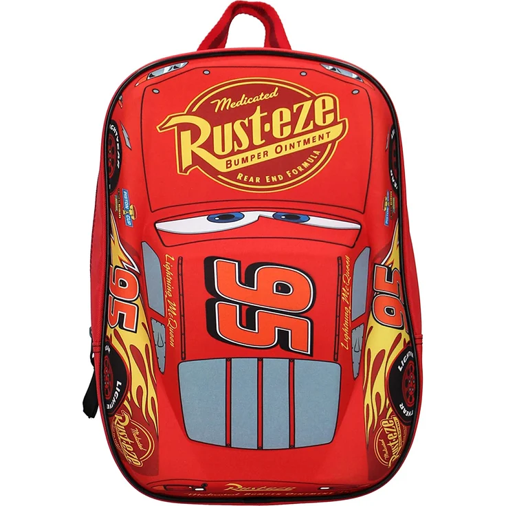 Disney 760 8462 1 x Cars   Lightning McQueen 'Piston Cup Champion' 3D-Effekt Auto 31 cm Rucksack – Bild 4