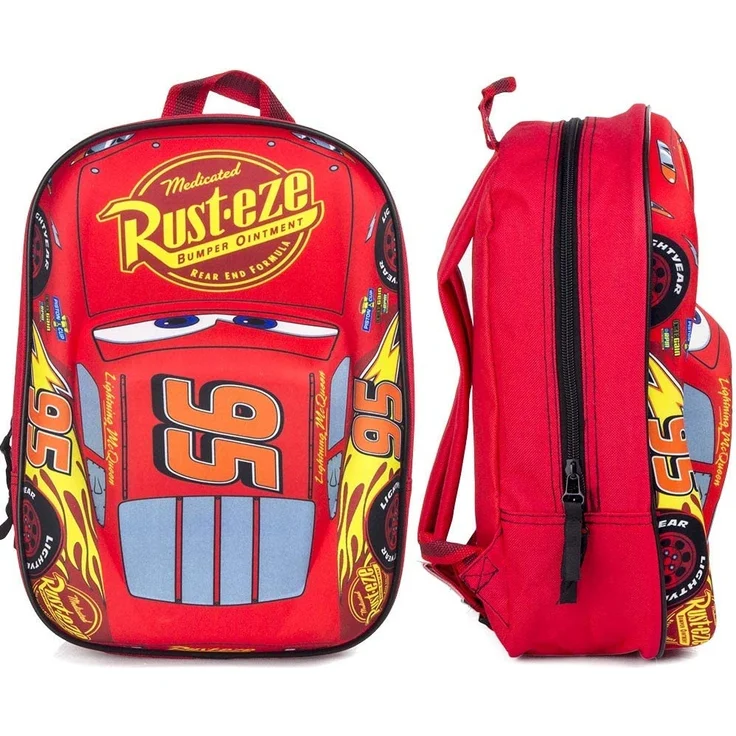 Disney 760 8462 1 x Cars   Lightning McQueen 'Piston Cup Champion' 3D-Effekt Auto 31 cm Rucksack – Bild 7