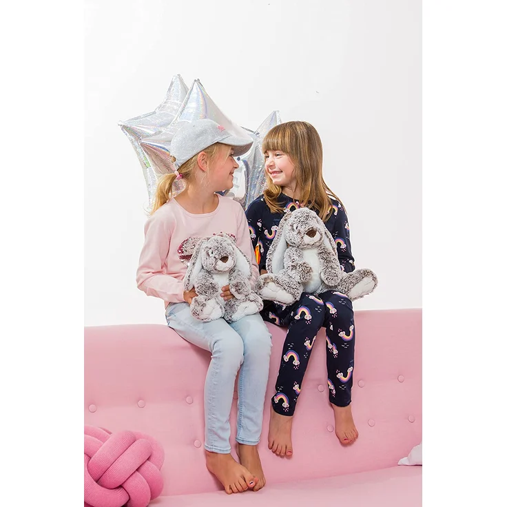 Hermann Teddy Collection 938460 - Plüsch-Schlenkerhase, 28 cm – Bild 4