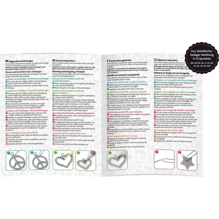 Lena Metal Jewelry Crystal Gem Children''s jewellery making set 8 Jahr(e) Mehrfarbig – Bild 4