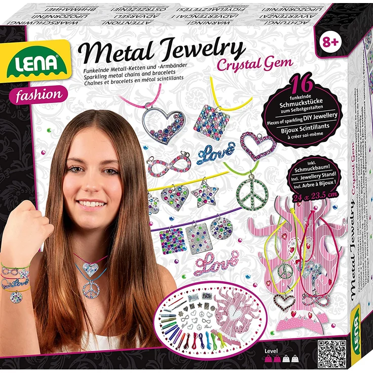 Lena Metal Jewelry Crystal Gem Children''s jewellery making set 8 Jahr(e) Mehrfarbig – Bild 1