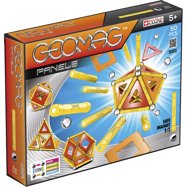 Geomag, Classic Panels, 461, Magnetkonstruktionen und Lernspiele, 50-teilig