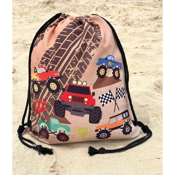 1x HECKBO® Auto Gurtschutz Sicherheitsgurt Schulterpolster Schulterkissen Gurtschoner Autositze Gurtpolster für Kinder, Jungen Jungs mit Baufahrzeuge, Bagger – Bild 4