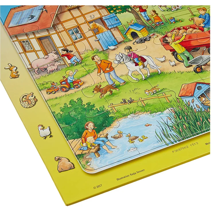 Ravensburger Rahmenpuzzle 24 Teile Mein kleiner Bauernhof - Preisvergleich – Bild 3