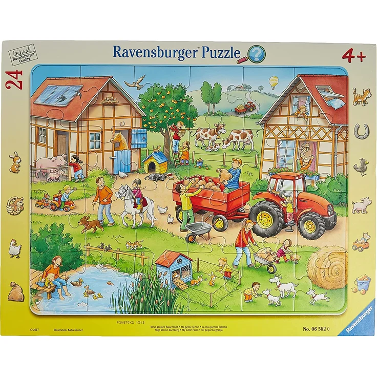 Ravensburger Rahmenpuzzle 24 Teile Mein kleiner Bauernhof - Preisvergleich – Bild 2