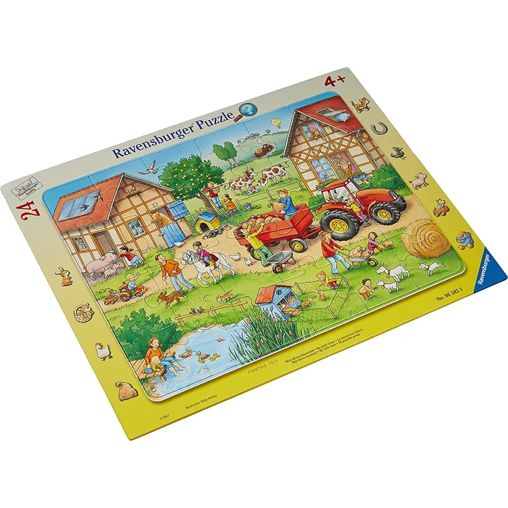 Ravensburger Rahmenpuzzle 24 Teile Mein kleiner Bauernhof - Preisvergleich – Bild 1