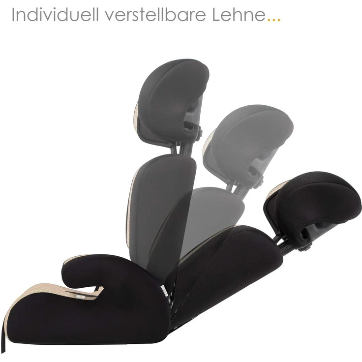 KIDIZ® Autokindersitz Kindersitz Kinderautositz | Autositz Sitzschale | 9 kg - 36 kg 1-12 Jahre | Gruppe 1/2 / 3 | universal | zugelassen nach ECE R44/04 | 6 verschiedenen Farben | Beige – Bild 4