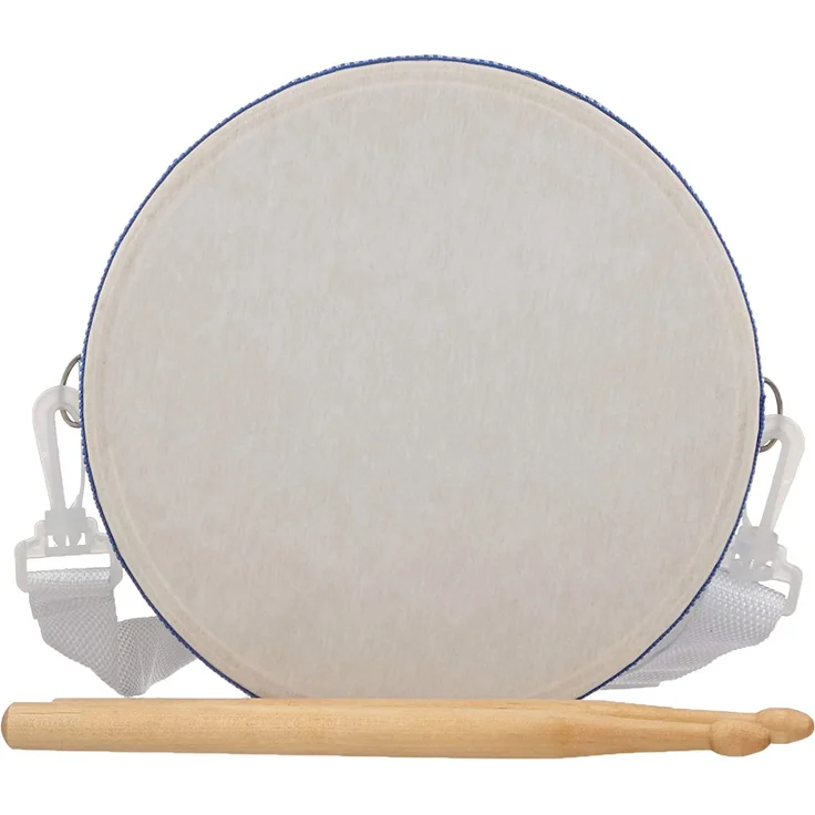 Goki 61898 Trommel aus Holz, blau/weiß – Bild 2