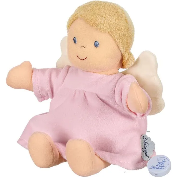 Sterntaler Spieluhr Schutzengel, Integriertes Spielwerk, Größe: 27 cm, Rosa