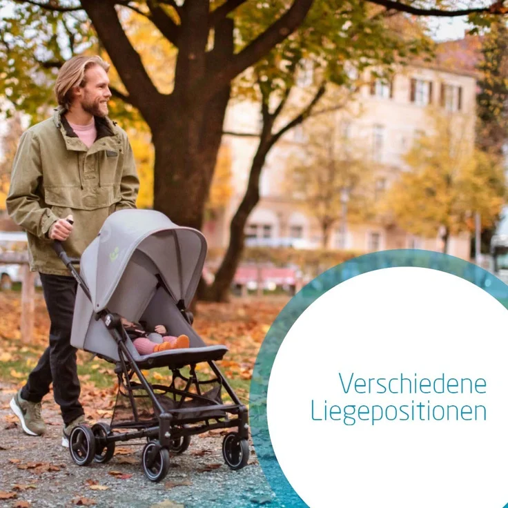 Maxi-Cosi Mara, Kompakter Buggy, geeignet ab der Geburt, 0 Monate - 4 Jahre, 0-22 kg, Brave Graphite (grau) – Bild 4