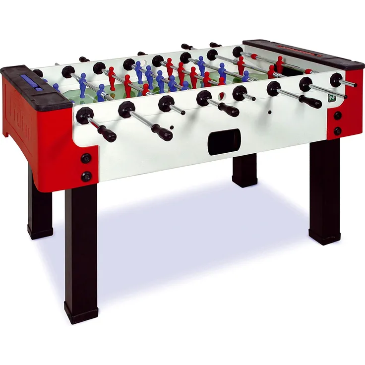 Tischfußball "Storm" F-2 (140 x 78 x 88 cm, schwarz / rot / weiß)