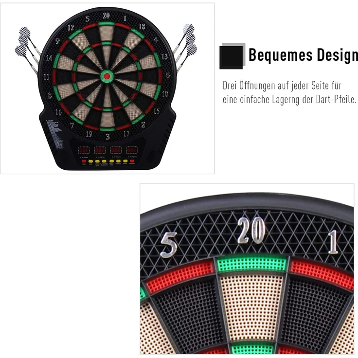 Elektronische Dartscheibe für bis zu 16 Spieler – Bild 4