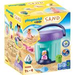 PLAYMOBIL-1.2.3 Sand 70339 Kreativset 'Sandbäckerei', Ab 1,5 bis 4 Jahre
