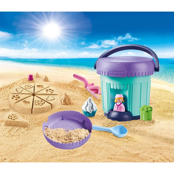 PLAYMOBIL-1.2.3 Sand 70339 Kreativset 'Sandbäckerei', Ab 1,5 bis 4 Jahre – Bild 2