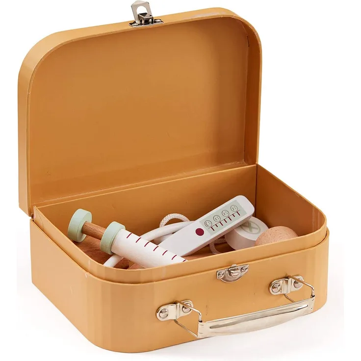 Kids Concept alle medizinischen Demass, ConceptDoctorscase Mustard Yellow, Mehrfarbig (1)