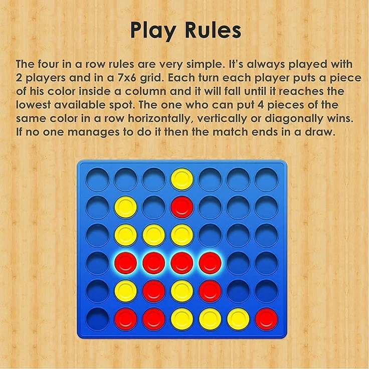 Pup Go 4 Gewinnt Klassik, Vier Gewinnt Spiel Reisespiel - 6 Ersatzchips enthalten, 4 in Einer Reihe, Strategiespiel für Kinder ab 3 4 5 6 7 8 + Jahren und Erwachsene (Original) - Preisvergleich – Bild 7