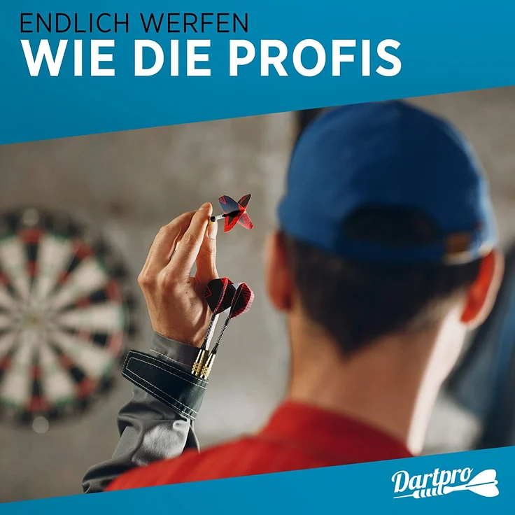 DartPro Dartpfeile mit Kunststoffspitze – 12 Dartpfeile für elektronische Dartscheibe [18g] – Softdarts Set [inkl. 6 Alu Dart Schaft + 21 Dart Flights] - Preisvergleich – Bild 6