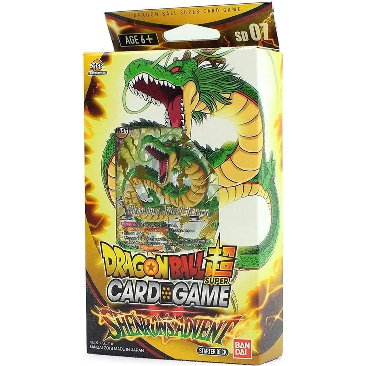 BANDAI Dragonball Super Card Game - Starter Deck Display 7 Shenron's Advent (6 Decks) - EN, BCLDBST1237