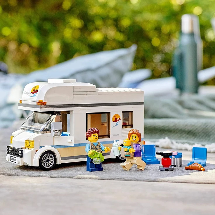 LEGO City Ferien-Wohnmobil 60283 – Kreatives Bauspielzeug für Kinder ab 5 Jahren, 190 Teile – Bild 16