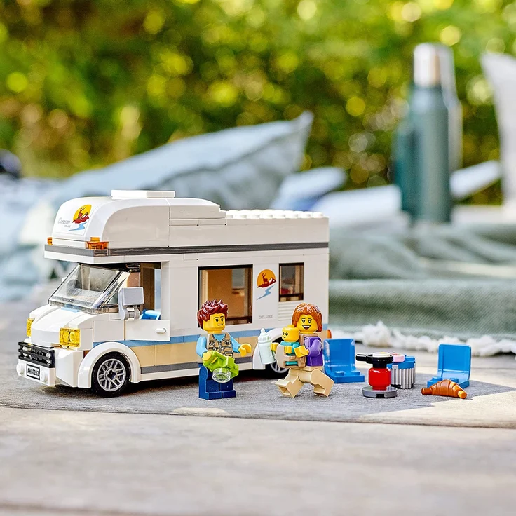 LEGO City Ferien-Wohnmobil 60283 – Kreatives Bauspielzeug für Kinder ab 5 Jahren, 190 Teile – Bild 7