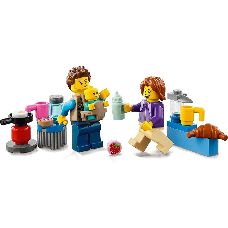 LEGO City Ferien-Wohnmobil 60283 – Kreatives Bauspielzeug für Kinder ab 5 Jahren, 190 Teile – Bild 5