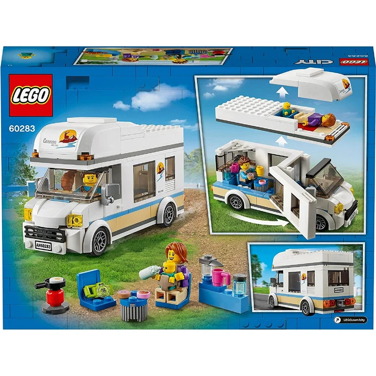 LEGO City Ferien-Wohnmobil 60283 – Kreatives Bauspielzeug für Kinder ab 5 Jahren, 190 Teile – Bild 8