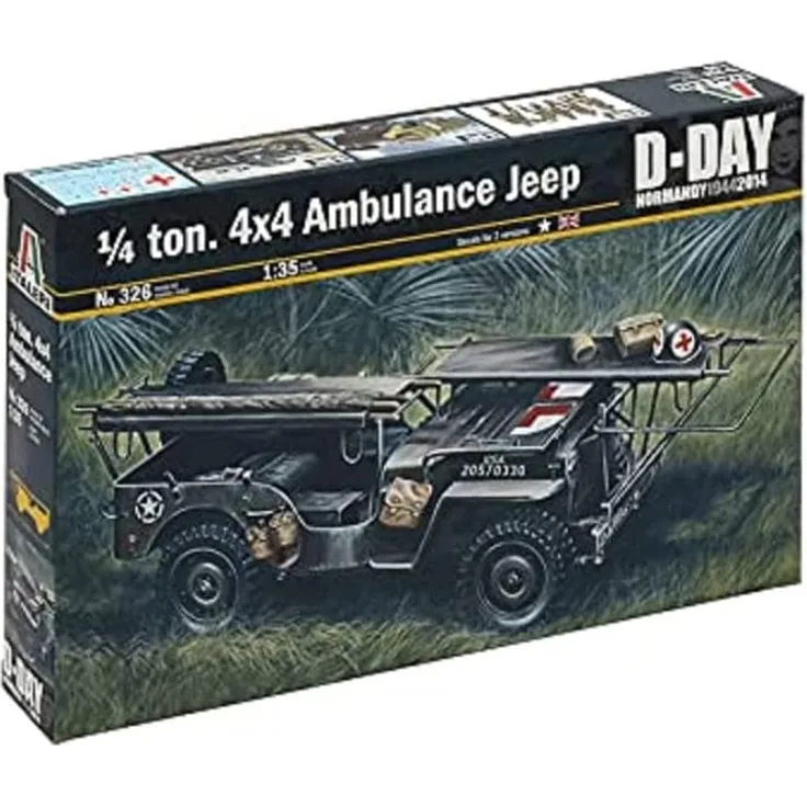 Italeri 1/4 TON. 4x4 Ambulance Jeep 1:35 ( 0326 )