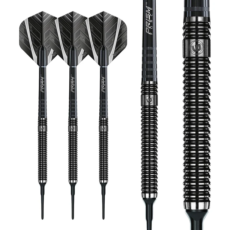 WINMAU Blackout 18g Softip Profi Wolfram Dartpfeile Set mit Flights und Schäfte – Bild 5
