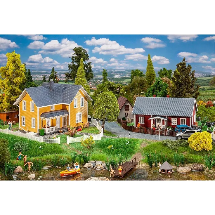 2 svensk huse H0 Faller 130604