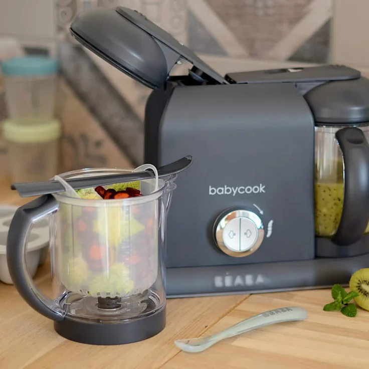 BEABA Küchenmaschine Babycook® Duo Dunkelgrau – Bild 6