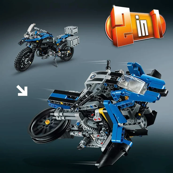 LEGO Technic 42063 - BMW R 1200 GS Adventure, Fortgeschrittenes Bauspielzeug – Bild 6