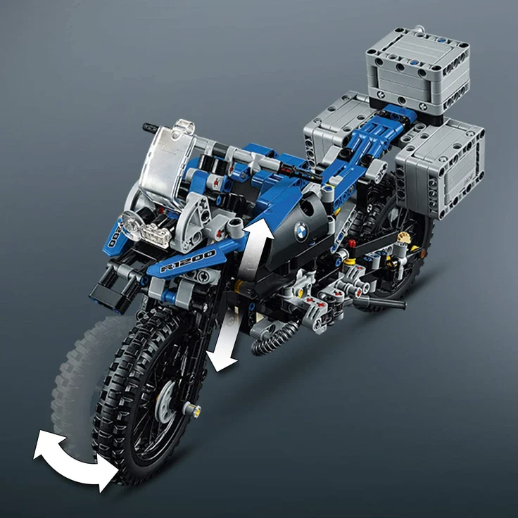 LEGO Technic 42063 - BMW R 1200 GS Adventure, Fortgeschrittenes Bauspielzeug – Bild 2
