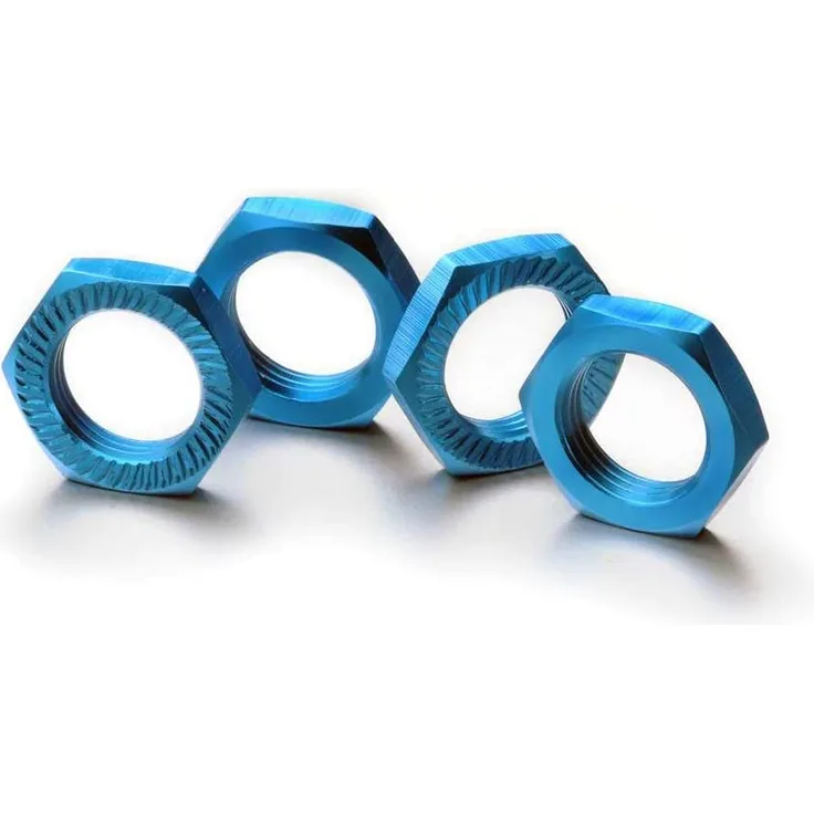 2560005 - Absima Radmutter selbstsichernd 17mm blau (4 St.)